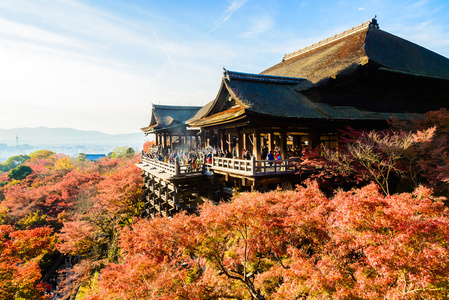 在日本京都清水寺防务研究局