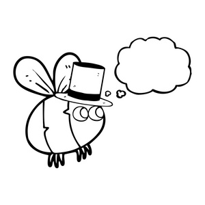 思想大礼帽泡沫卡通蜜蜂