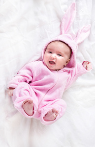 婴儿的兔女郎服装