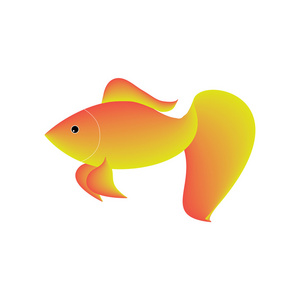 图一条金色的鱼
