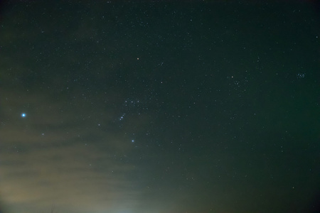 星空。银河系，我们的银河系。