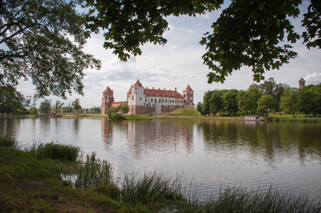 米尔斯基城堡复杂是教科文组织世界遗产站点在贝尔