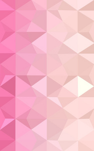 粉红色的多边形设计模式，三角形和梯度的折纸样式组成的