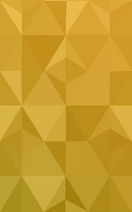 暗黄色的多边形设计模式，三角形和梯度的折纸样式组成的