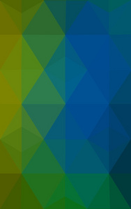 多色黑蓝色 黄色 橙色多边形设计模式，三角形和梯度的折纸样式组成的