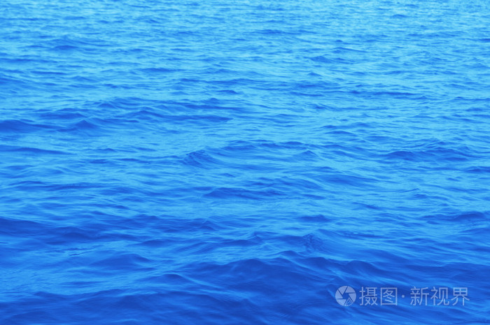 海洋深层水表面的纹理海浪