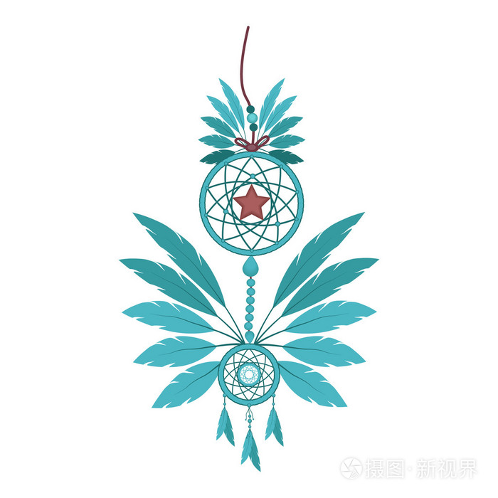 dreamcatcher 矢量图