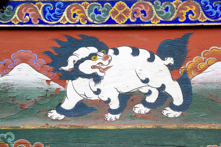 Kyichu Lhakhang 寺，帕罗山谷，不丹绘画