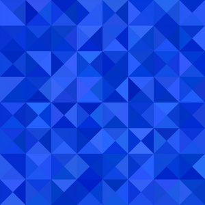蓝色三角形马赛克矢量背景