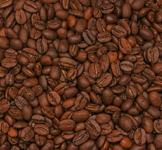 烤的咖啡豆背景