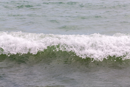 黑色海波浪