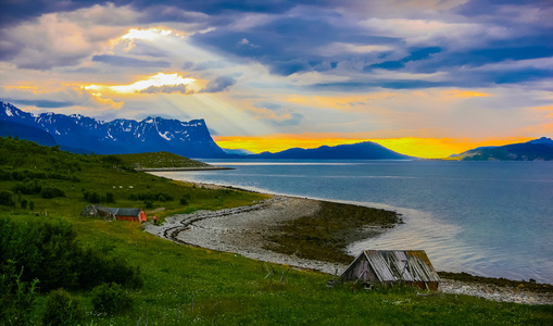 风景如画的挪威农村