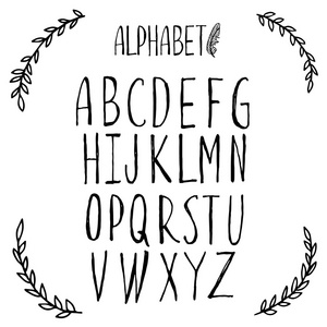 拉丁字母 字体 字体