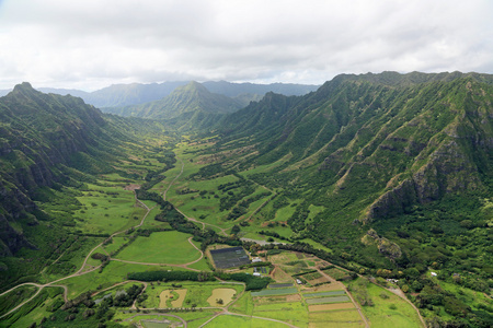 卡阿瓦谷Kualoa 牧场电影外景的拍摄的