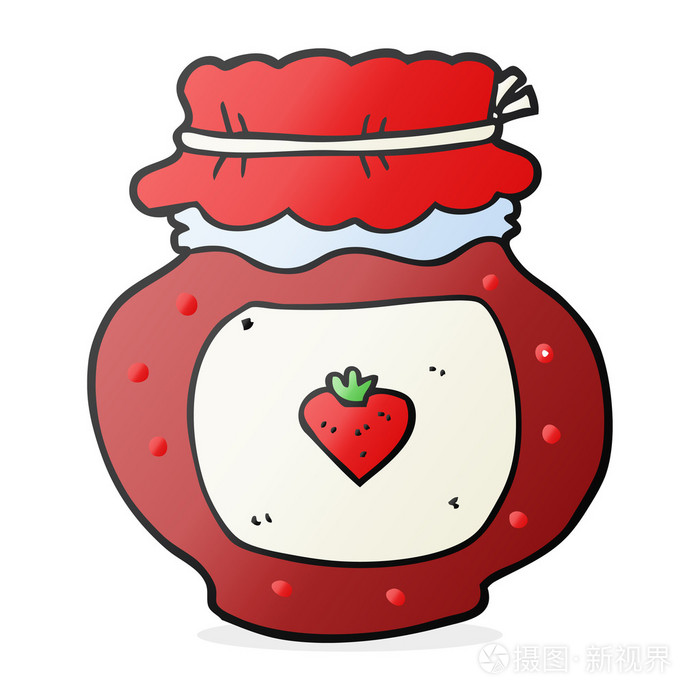 卡通果酱罐插画-正版商用图片1mjsmy-摄图新视界