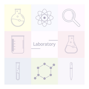 化学品和科学图标