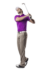 男性高尔夫玩家