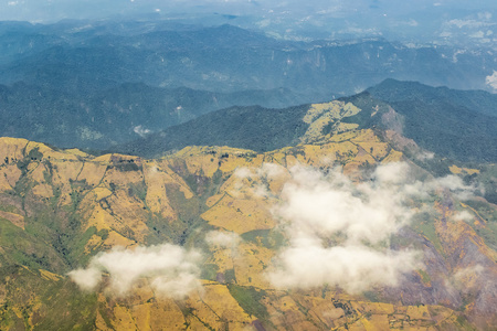 安第斯山脉山区窗口平面视图