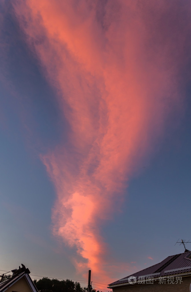 明亮的日落天空背景