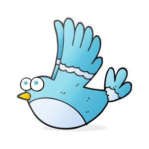 卡通会飞的鸟照片