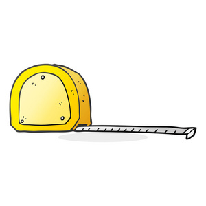 手绘卷尺卡通卷尺照片