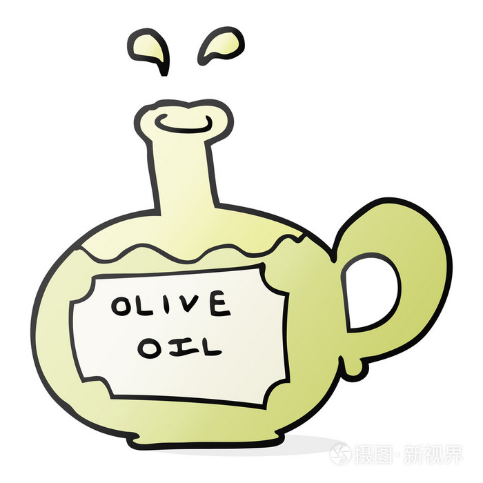 卡通橄榄油