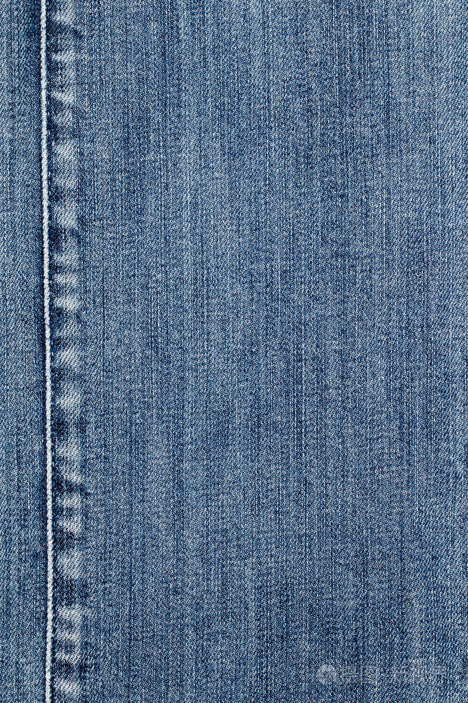 蓝色牛仔裤背景纹理