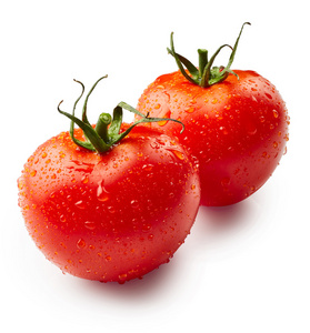 西红柿与水珠图片
