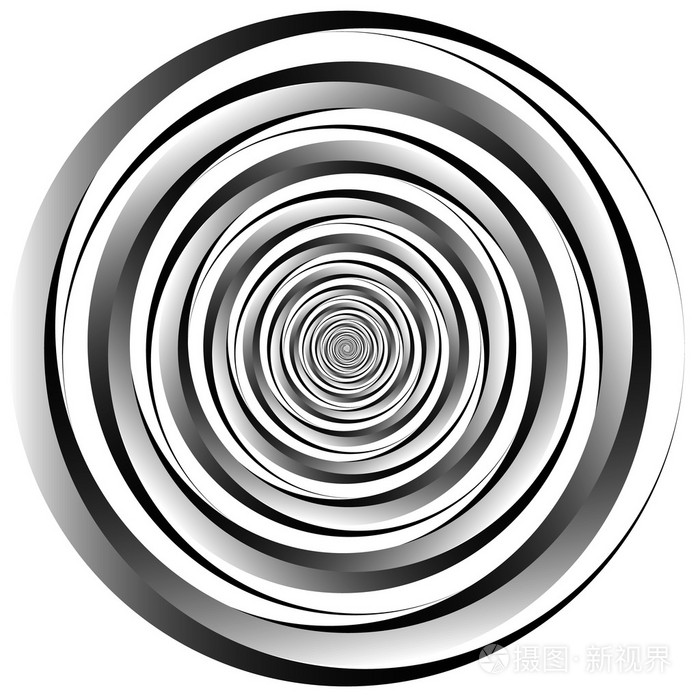 抽象的同心圆背景