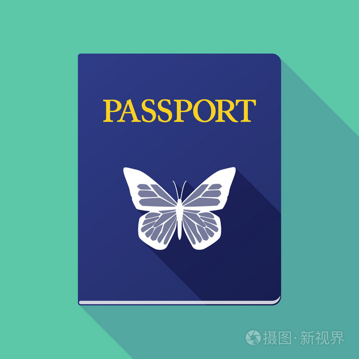 长阴影护照还有一只蝴蝶