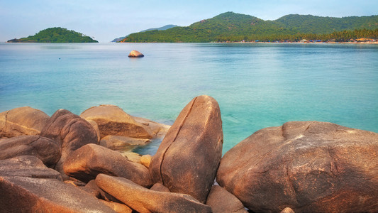 印度果阿 滨海湾海滩