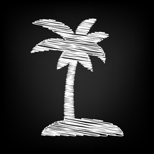 椰子棕榈树标志