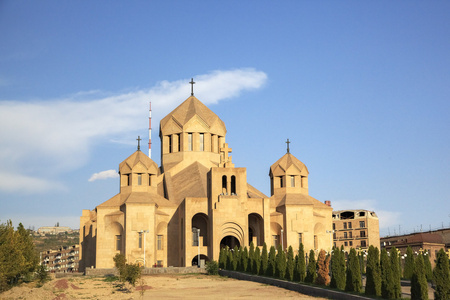 圣格列高利照明灯大教堂。亚美尼亚埃里温