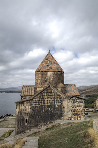 Sevanavank 修道院。塞凡湖，亚美尼亚