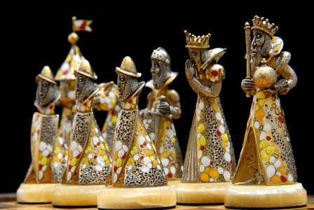 西班牙王宫独家西班牙国际象棋照片