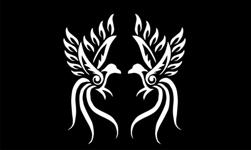 纹麒麟的人多吗天堂鸟部落纹身设计照片