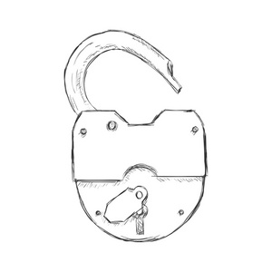 电竞杀机锁魂记单个素描挂锁照片