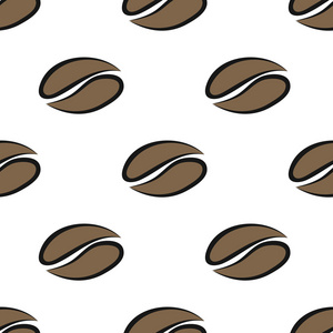 无缝的咖啡豆