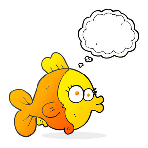 很奇怪的想法泡沫卡通鱼