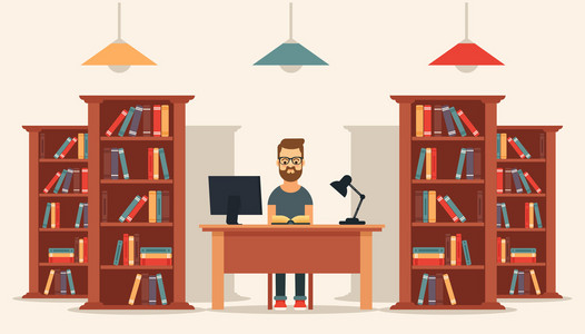 卡通农民与不同园艺项目