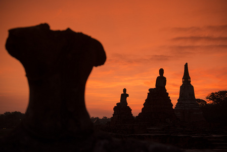 亚洲泰国大城笏 Watthanaram