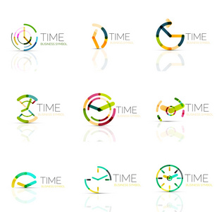 线性时间抽象标志设置连接的多色段