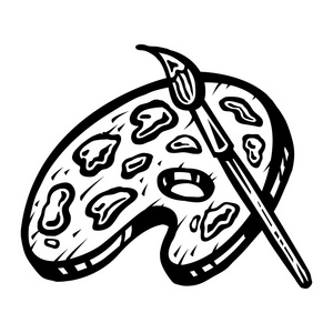 颜料图标图片