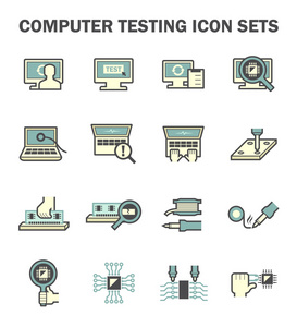 计算机测试图标