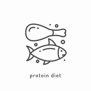 蛋白质饮食图标