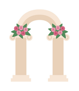 玫瑰拱门图片-玫瑰拱门素材-玫瑰拱门插画-摄图新视界