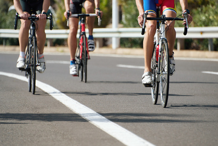 竞争的公路自行车赛