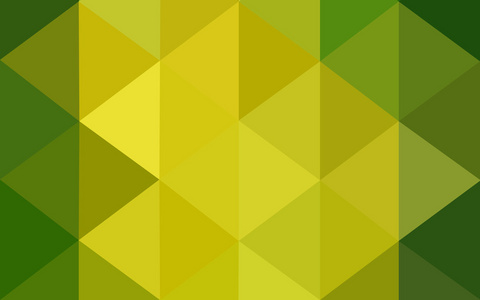 多色的绿色黄色橙色的多边形设计模式三角形和梯度的折纸样式组成的