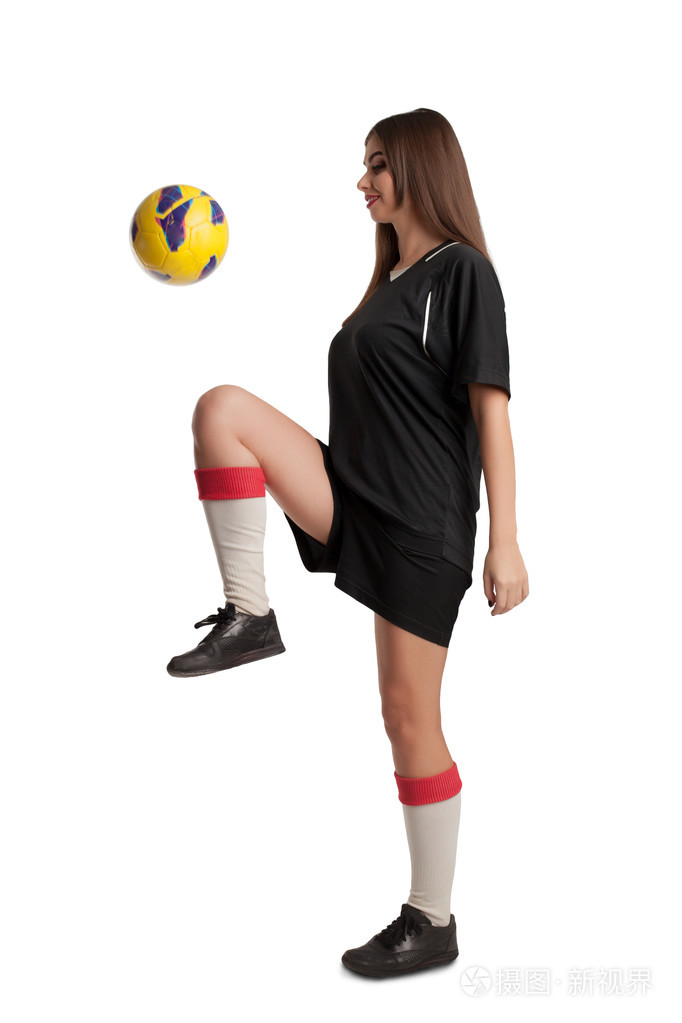 女子足球运动员