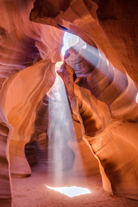 羚羊峡谷在纳瓦霍保留附近页，亚利桑那州，美国
